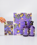 KIT SPRAY DE AMBIENTE & SABONETE LÍQUIDO + PORTA-OBJETOS VIOLETA